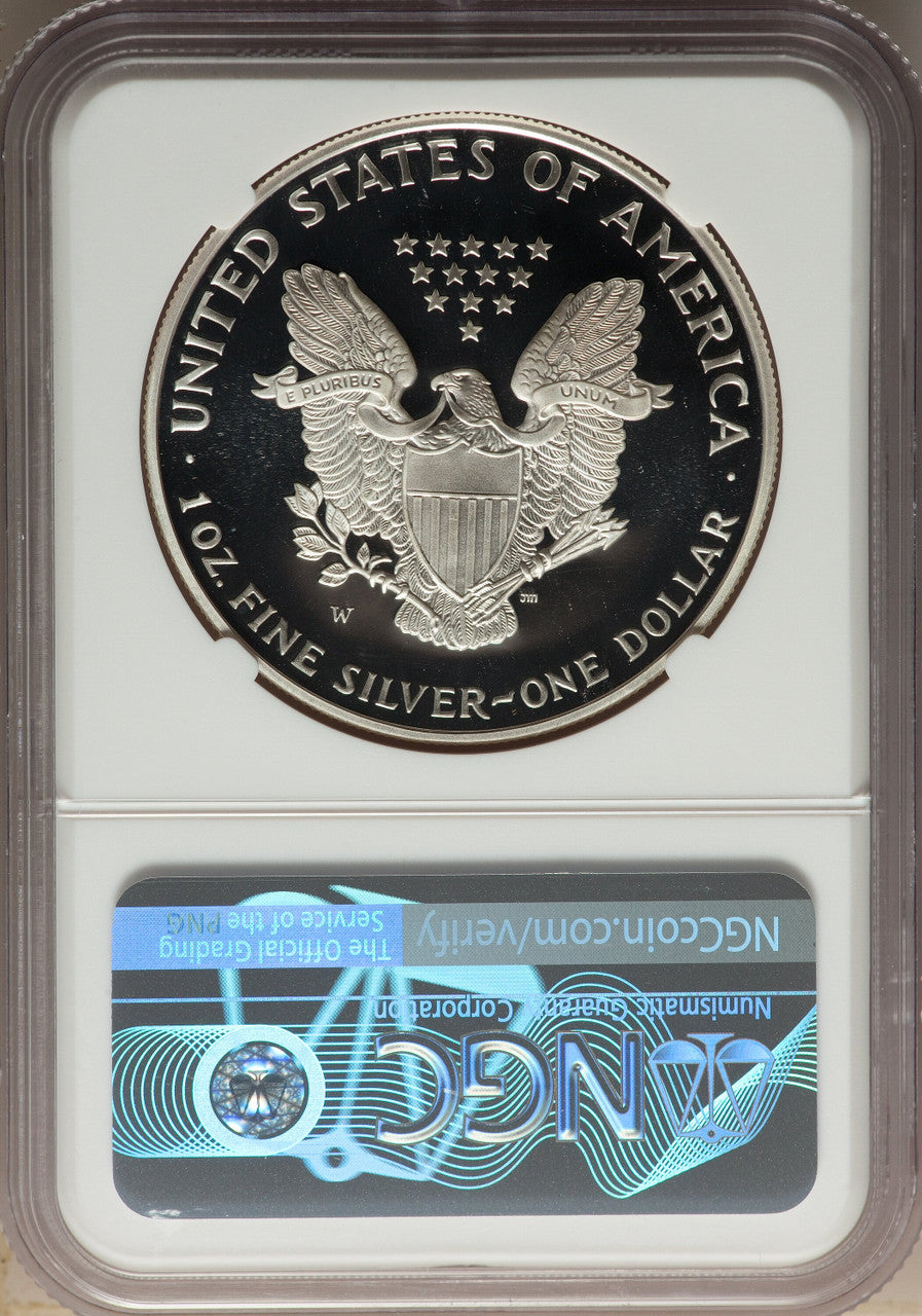 1995-W S$1 Silver Eagle NGC MS69