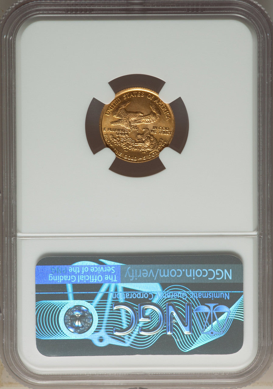 1987 $5 Tenth-Ounce Gold Eagle NGC MS69