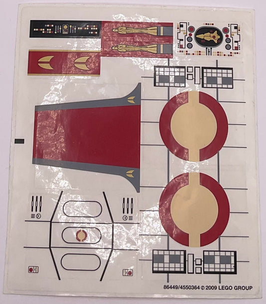 Sticker Sheet for Set Venator-Class Republic Attack Cruiser, 8039 - (86449/4550364), Part# 8039stk01