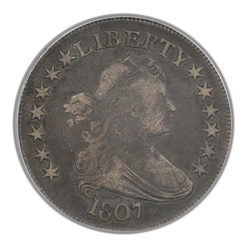 1807 Draped Bust Half Dollar 50C PCGS VF20