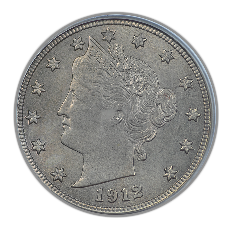 1912-D Liberty V-Nickel 5C PCGS MS65