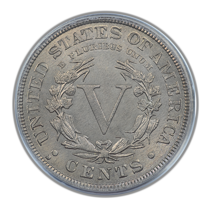 1912-D Liberty V-Nickel 5C PCGS MS65