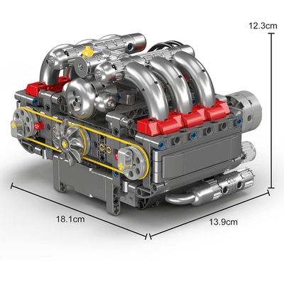 Motorized Flat-6 Boxer Engine