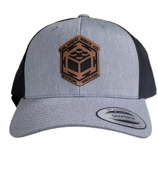 OBC Hat - Gray Hat with Brown Patch