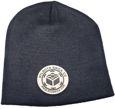 ABC Beanie - Black with White Patch