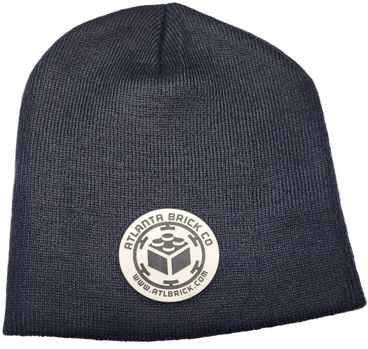 ABC Beanie - Black with White Patch
