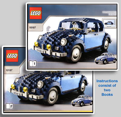 10187-Volkswagen Beetle (VW Beetle) - INSTRUCTIONS ONLY