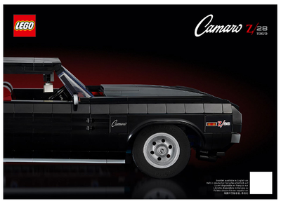 10304-Chevrolet Camaro Z28 - INSTRUCTIONS ONLY