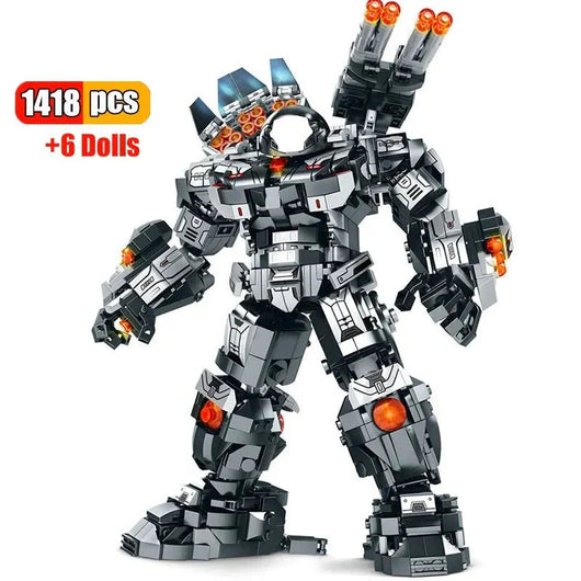 Transforming Super Heroes Steel Mecha Robot Bricks Toy