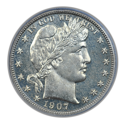 1907 Proof Barber Half Dollar 50C PCGS PR64
