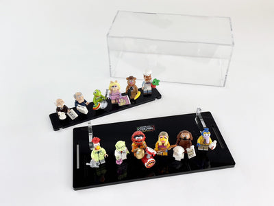 12-Figure Podium Display Case for Minifigures