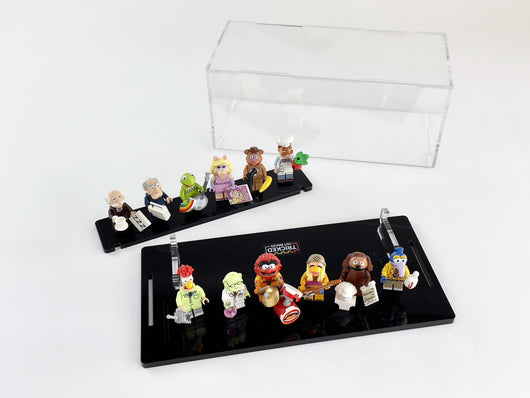 12-Figure Podium Display Case for Minifigures