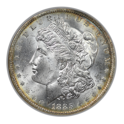1885-O Morgan Dollar $1 NGC Fatty MS63 - White Label