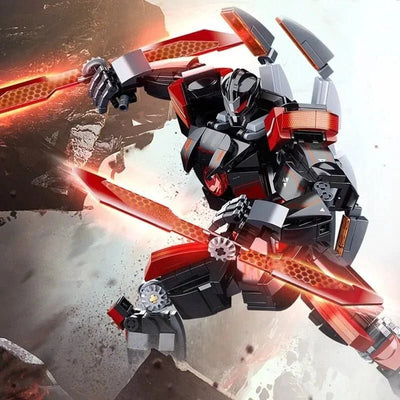 Dark Wanderer Transformed Mech Robot Warrior Bricks Toy
