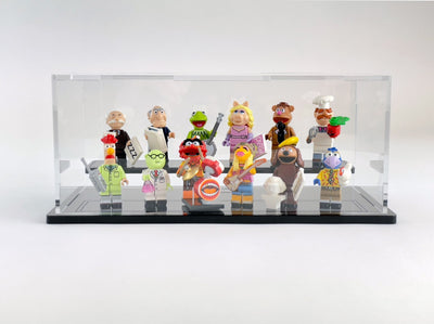 12-Figure Podium Display Case for Minifigures