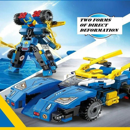 Mechanical Transformation Truck Car Robot Bricks Toy