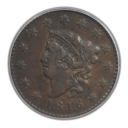 1816 Coronet Head Large Cent 1C PCGS XF45