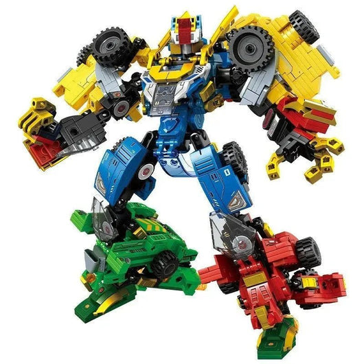 Mechanical Transformation Truck Car Robot Bricks Toy