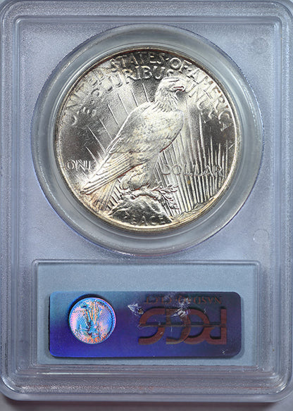 1924 Peace Dollar $1 PCGS MS64 - TONED!