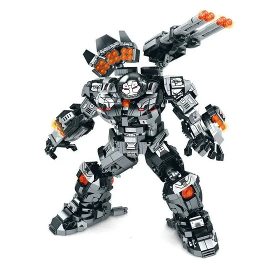 Transforming Super Heroes Steel Mecha Robot Bricks Toy