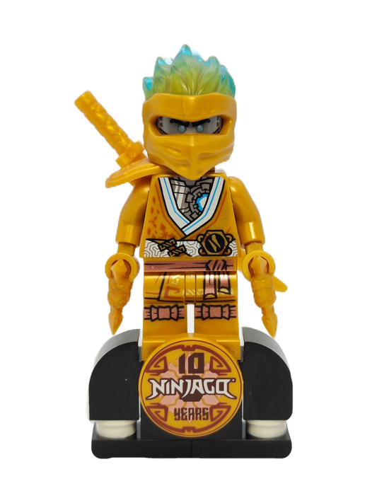 Zane (Golden Ninja) - Legacy, njo0710 - Ninjago Minifigure
