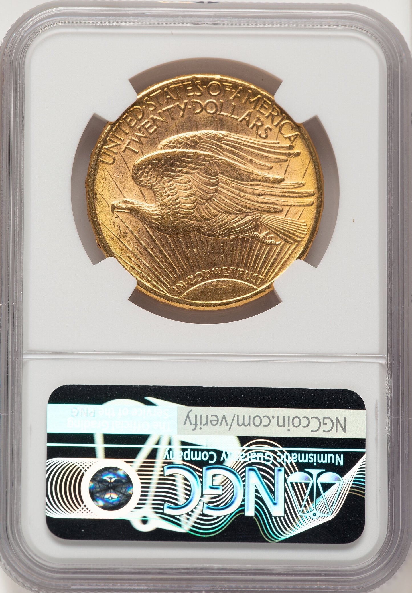 1911-D $20 Saint-Gaudens Double Eagle NGC MS64