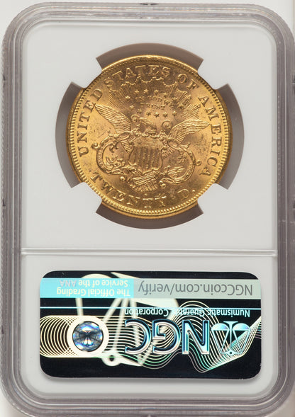 1876-S $20 Liberty Double Eagle NGC MS61
