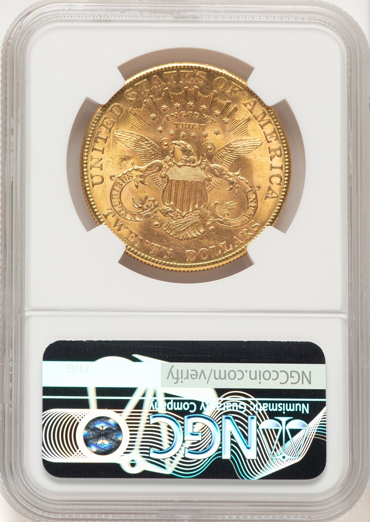 1905-S $20 Liberty Double Eagle NGC MS62