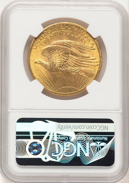 1907 $20 Saint Saint-Gaudens Double Eagle NGC MS62