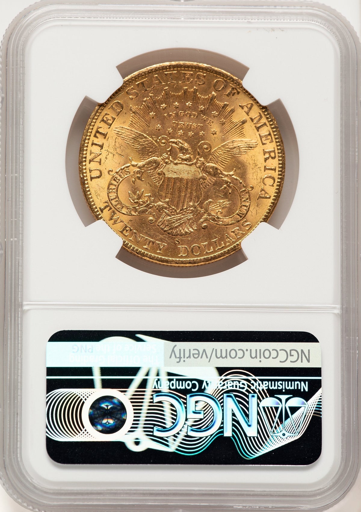 1902-S $20 Liberty Double Eagle NGC MS62