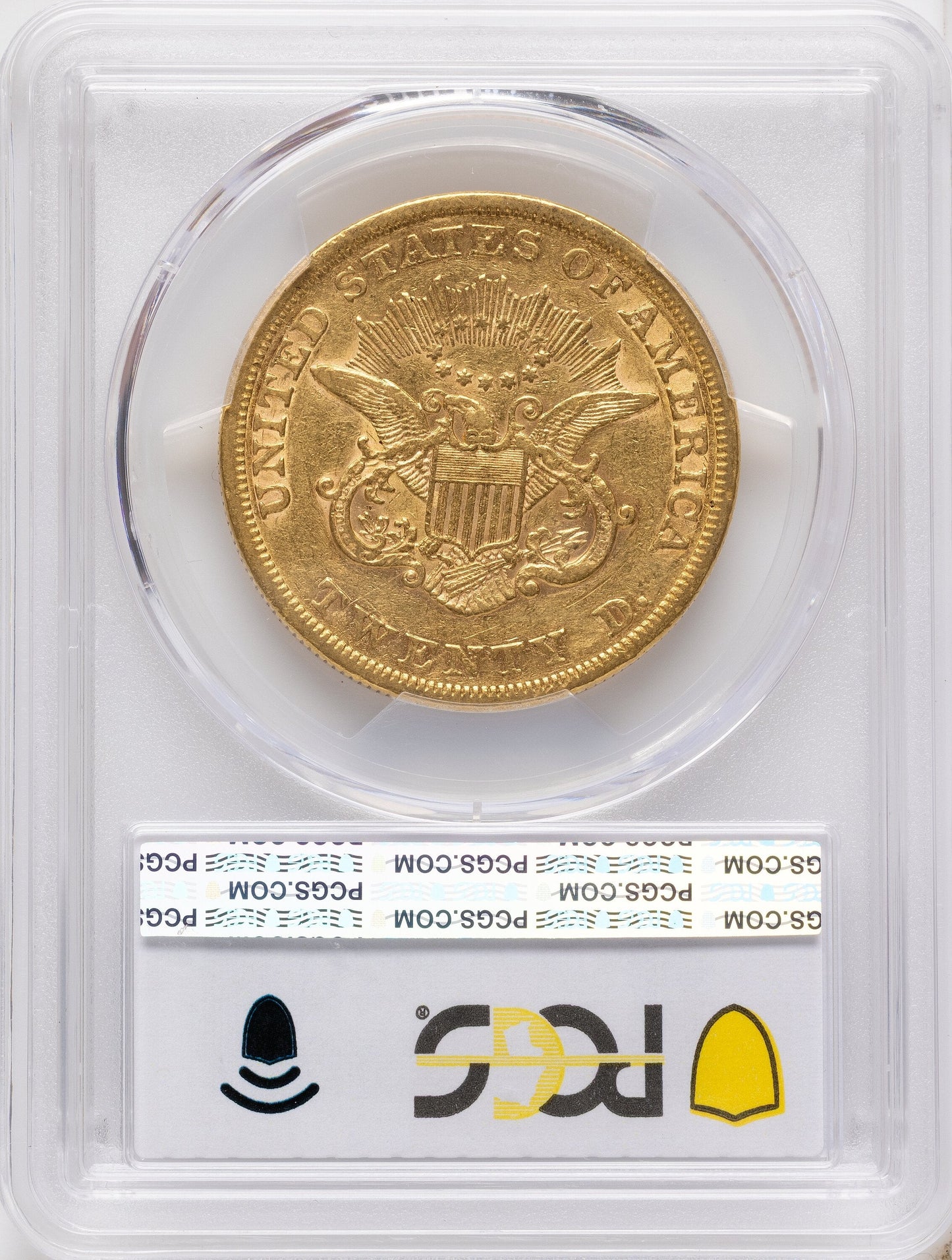 1853 $20 Liberty Double Eagle PCGS XF45
