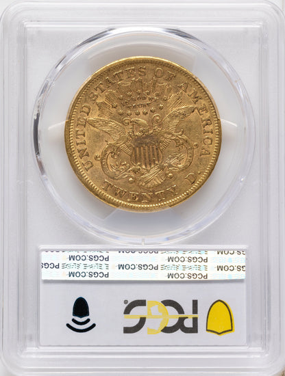 1869-S $20 Liberty Double Eagle PCGS AU50