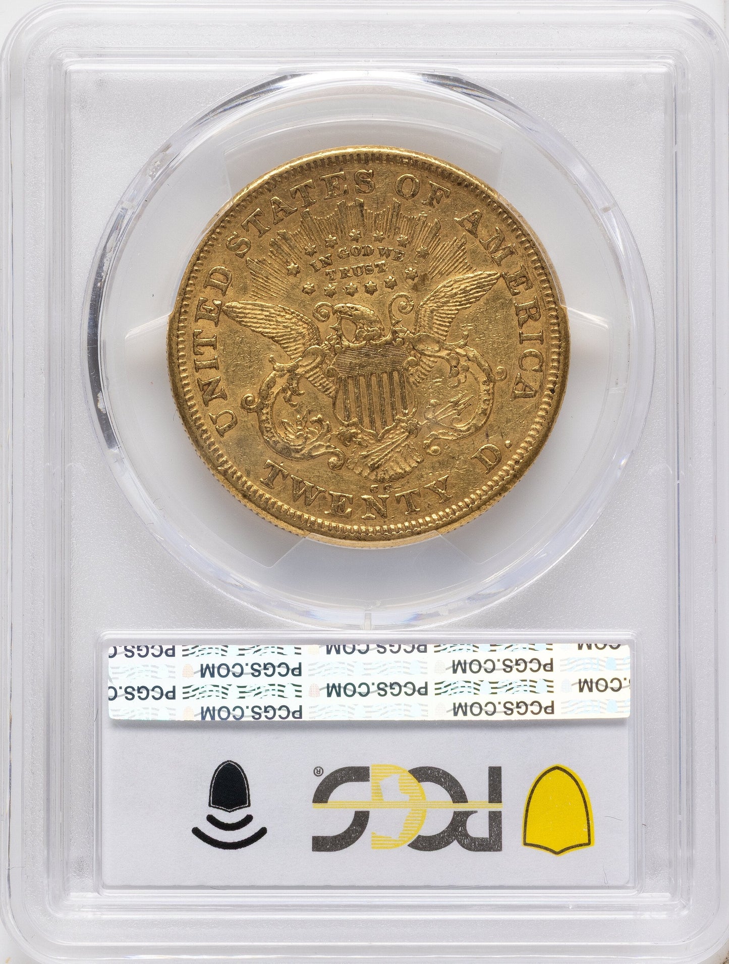 1872-CC $20 Liberty Double Eagle PCGS AU50