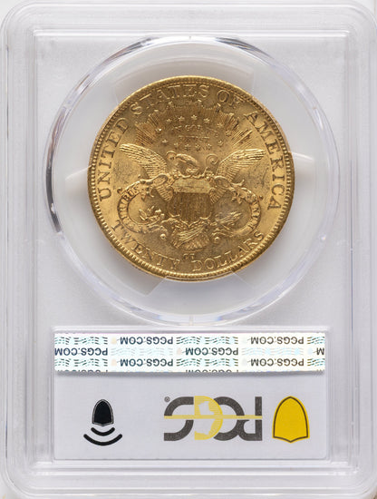 1889-CC $20 Liberty Double Eagle PCGS AU58