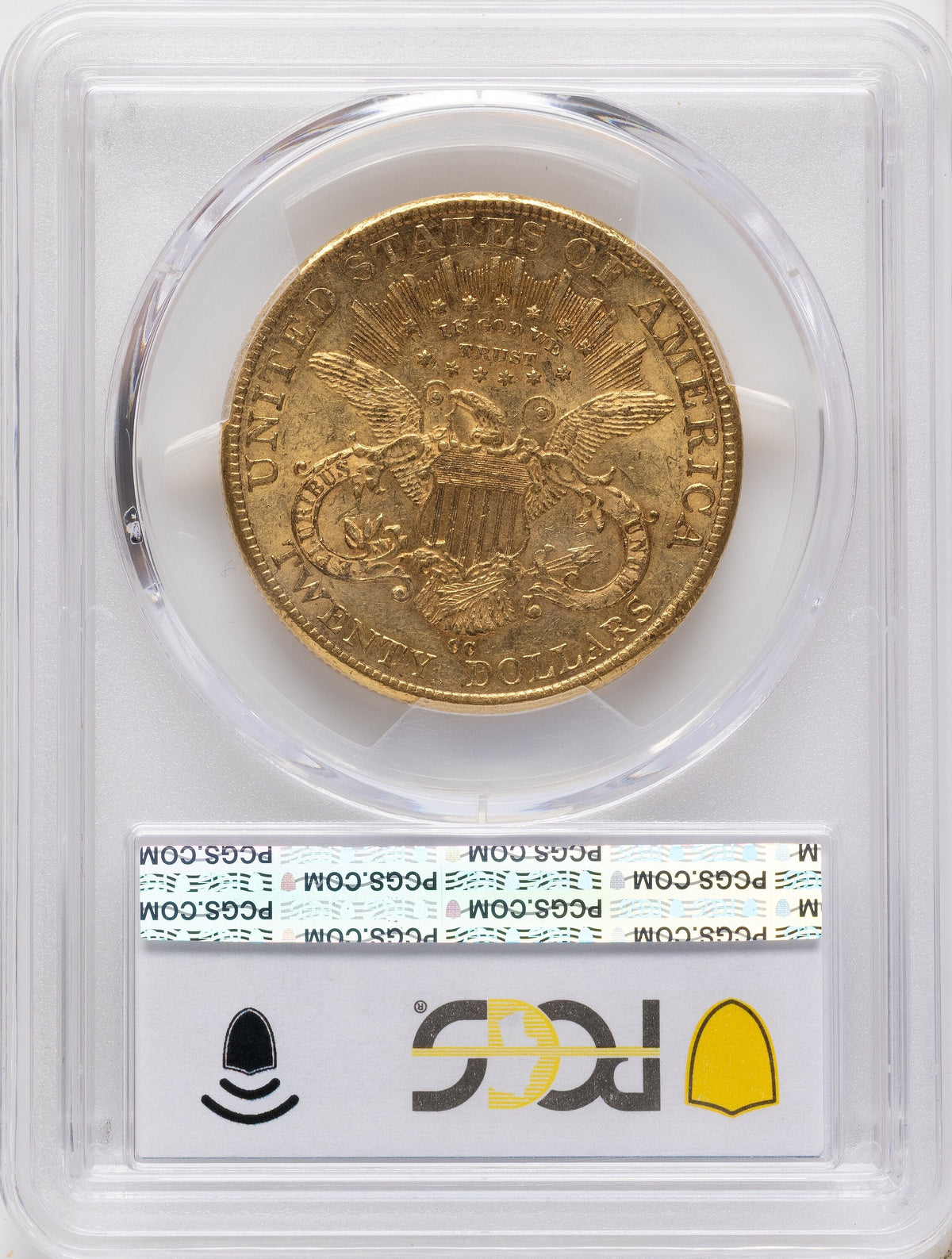 1892-CC $20 Liberty Double Eagle PCGS AU55