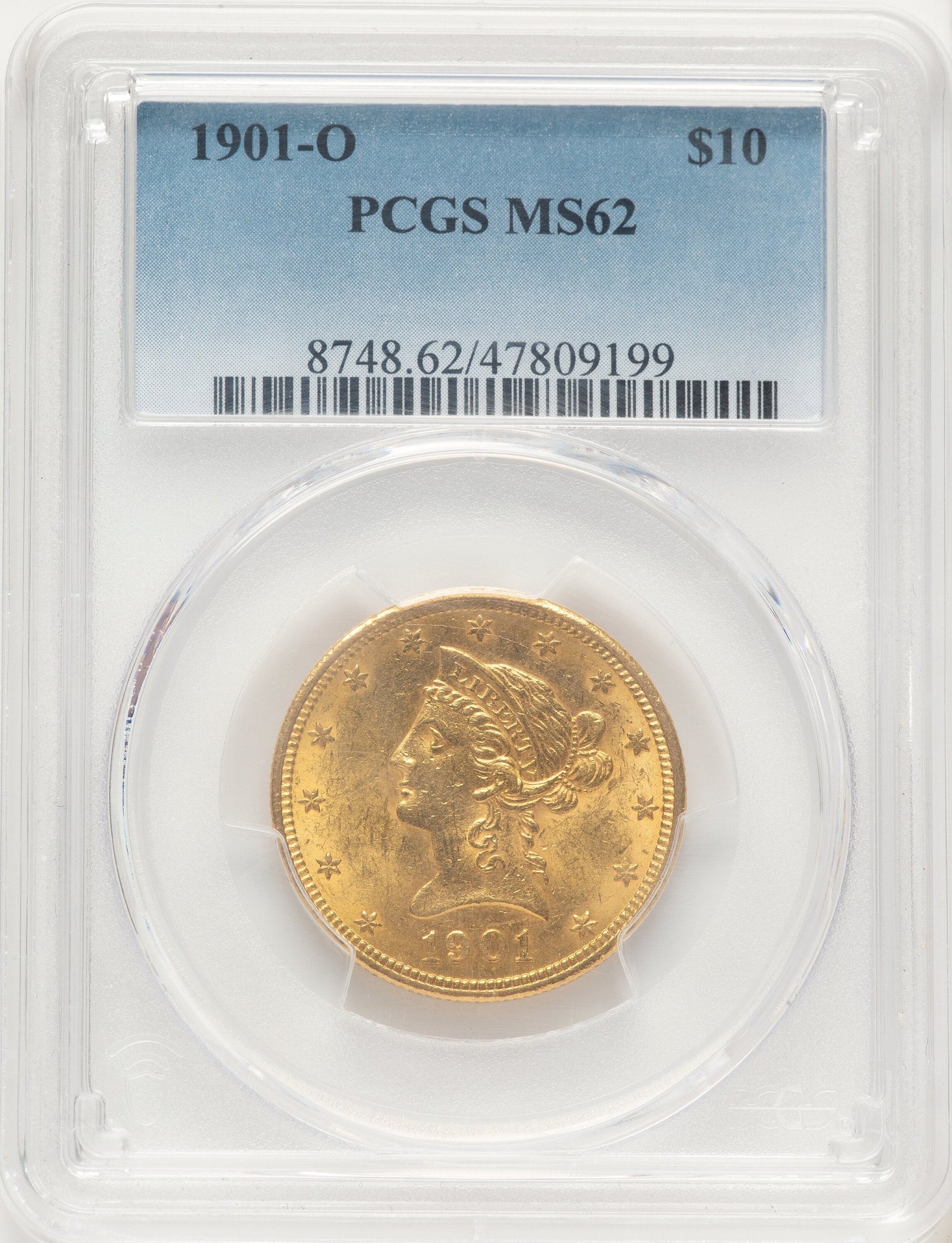 1901-O $10 Liberty Eagle PCGS MS62