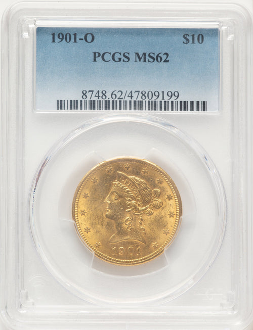 1901-O $10 Liberty Eagle PCGS MS62