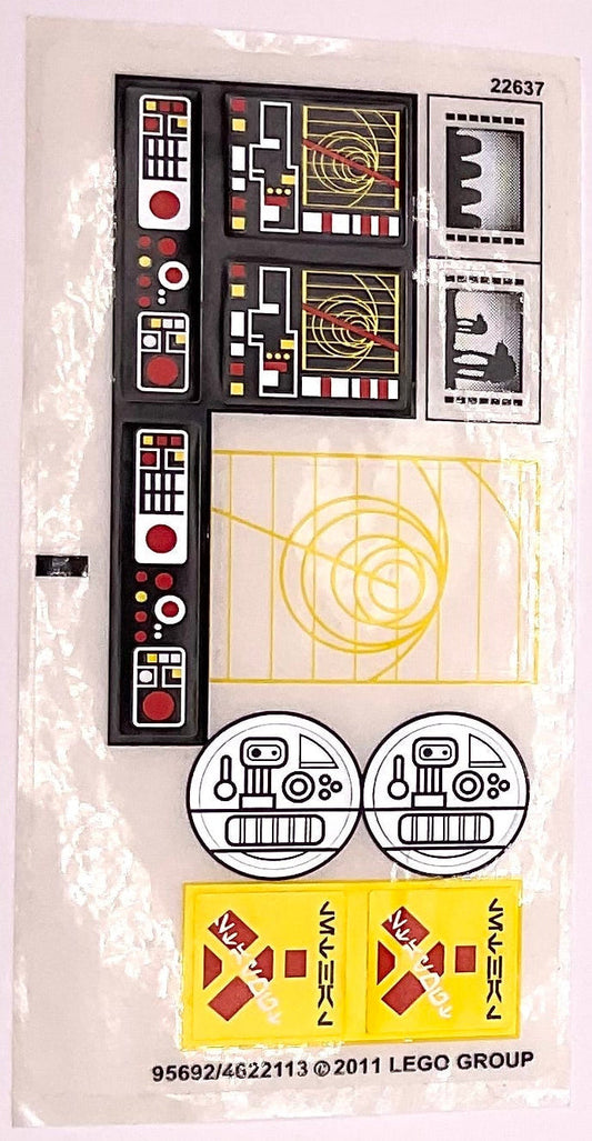 Sticker Sheet for Set Hoth Echo Base, 7879 - (95692/4622113), Part# 7879stk01