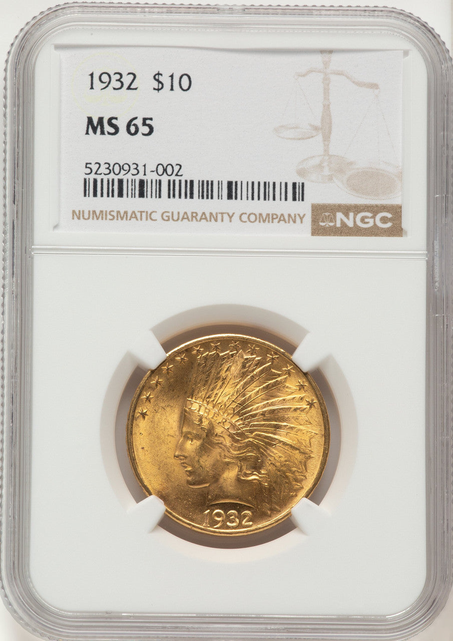 1932 $10 Indian Eagle NGC MS65