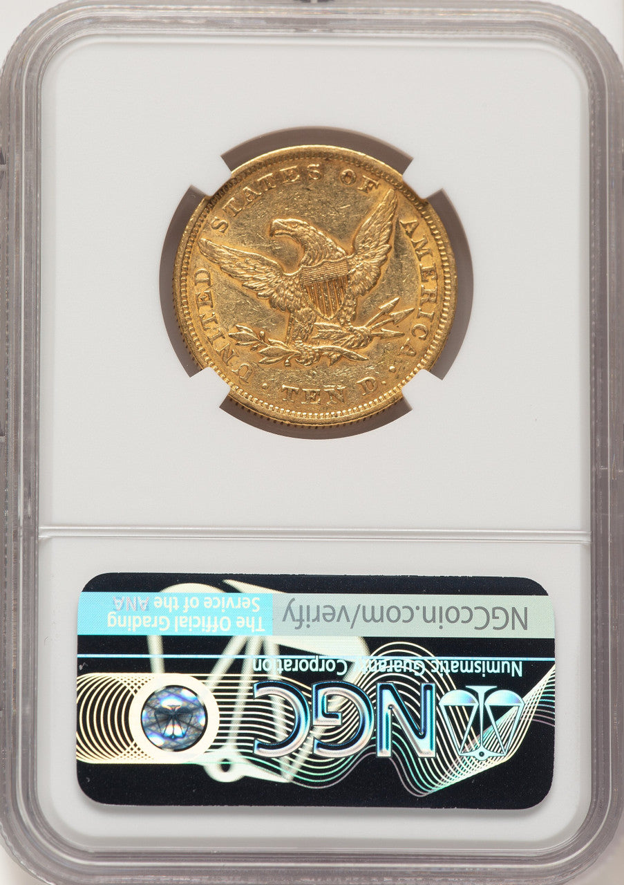 1851 $10 Liberty Eagle NGC AU53