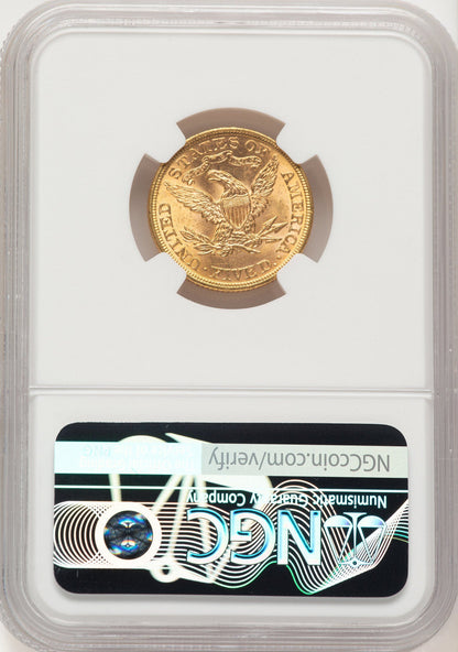 1893 $5 Liberty Half Eagle NGC MS65