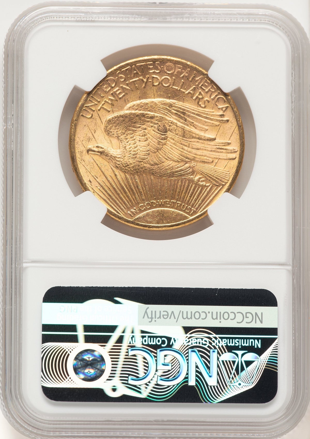 1909-S $20 Saint-Gaudens Double Eagle NGC MS62