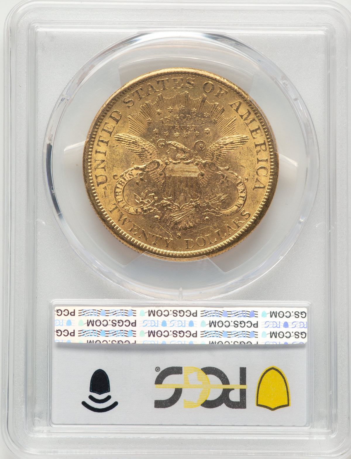 1884-S $20 Liberty Double Eagle PCGS MS62