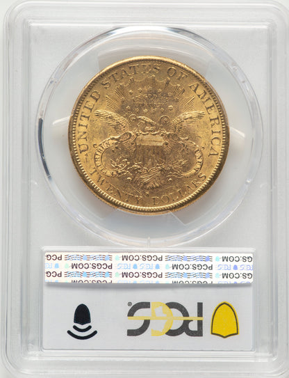 1884-S $20 Liberty Double Eagle PCGS MS62