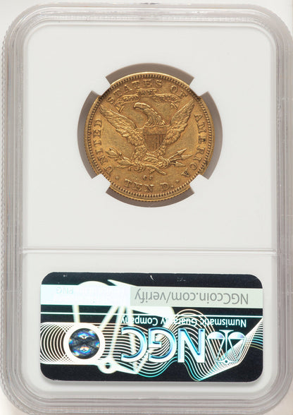 1892-CC $10 Liberty Eagle NGC AU53