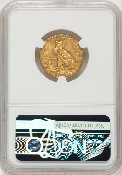 1913 $5 Indian Half Eagle NGC MS63