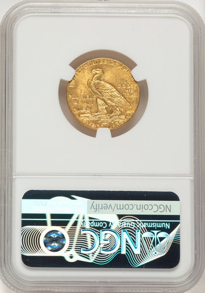 1911 $5 Indian Half Eagle NGC MS64