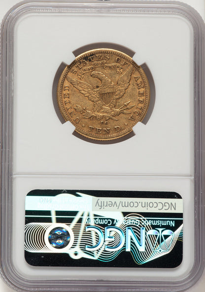 1881-CC $10 Liberty Eagle NGC VF35