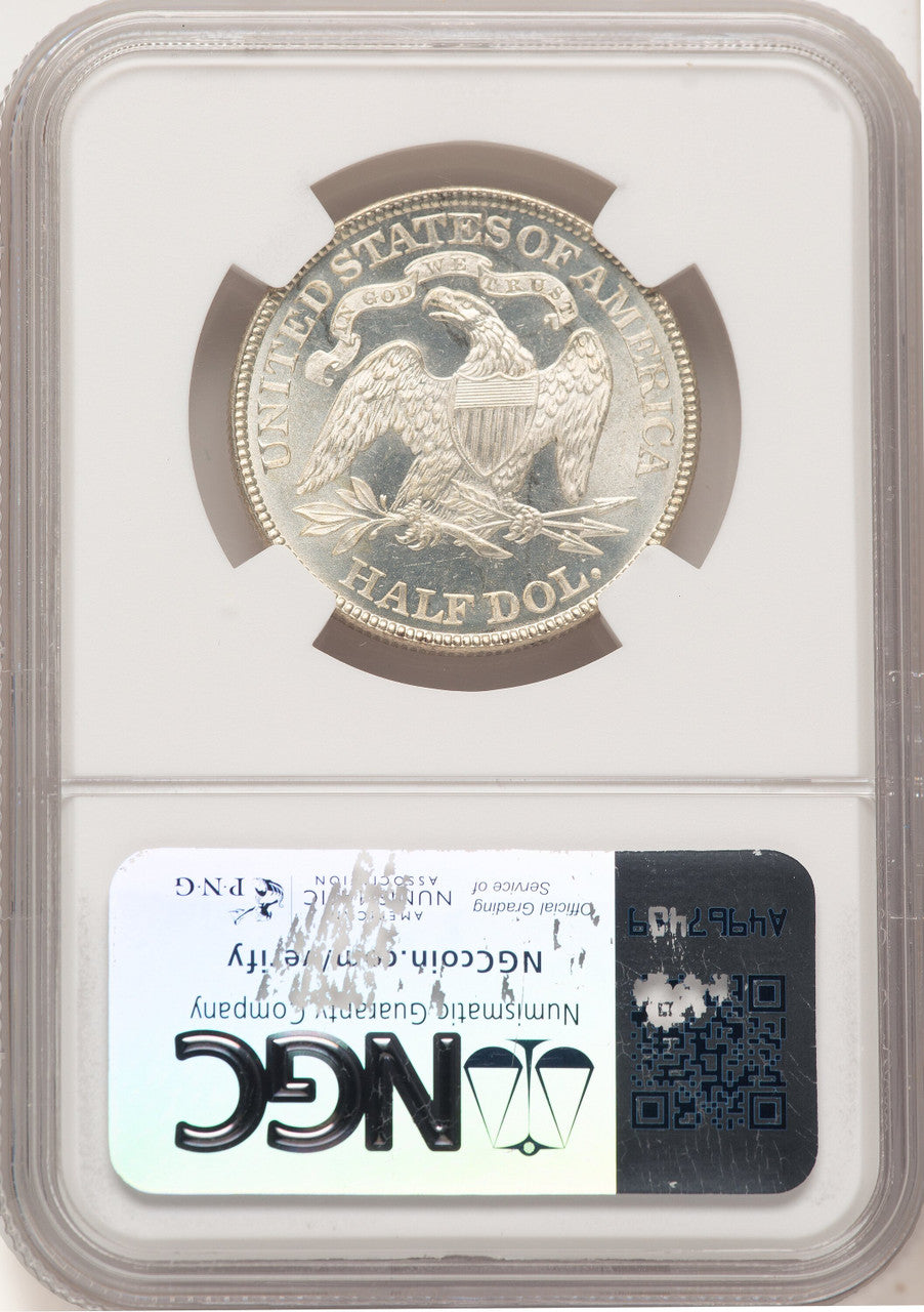 1882 50C Seated Half Dollar NGC MS66