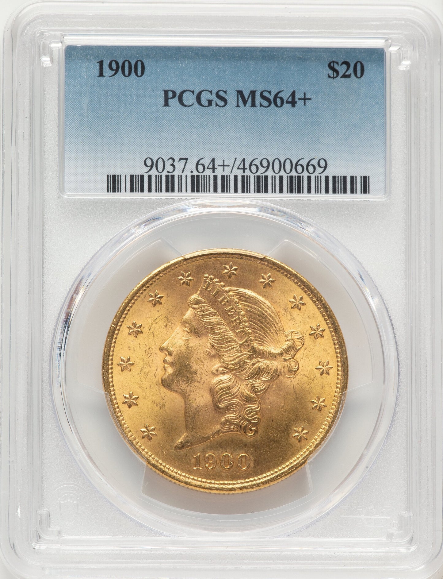 1900 $20 Liberty Double Eagle PCGS MS64+